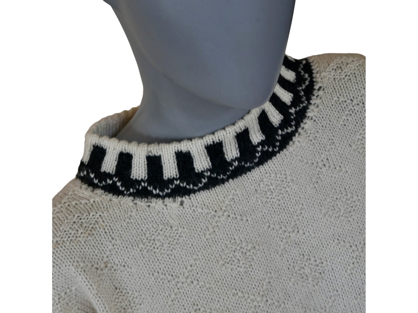 Wool Knit Nautical Sweater | 1990s Vintage | Large