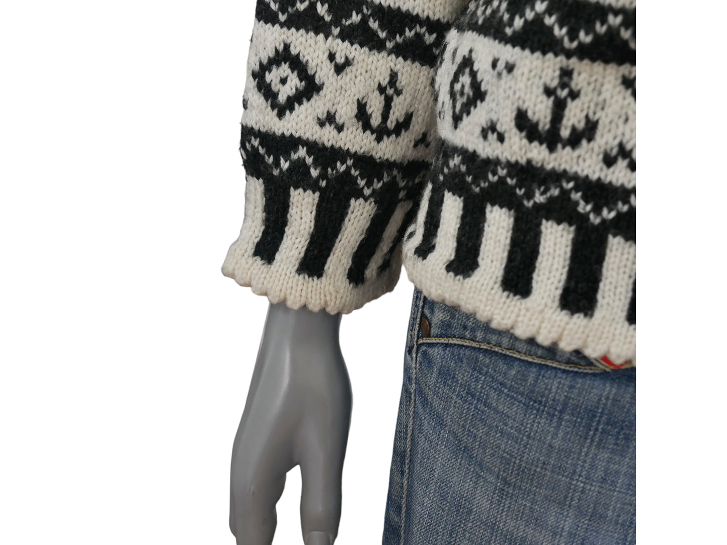Wool Knit Nautical Sweater | 1990s Vintage | Large