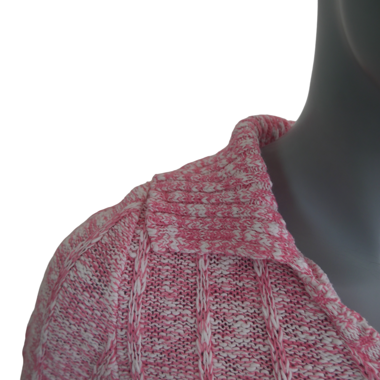 1970s Vintage Pink Short-Sleeve Summer Sweater Leo Gabor Vintage