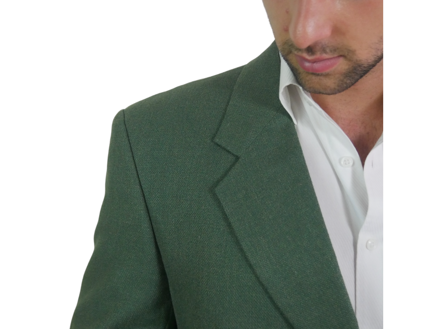 90s Vintage Green Blazer | Men's Sport Coat | Extra Large Leo Gabor Vintage