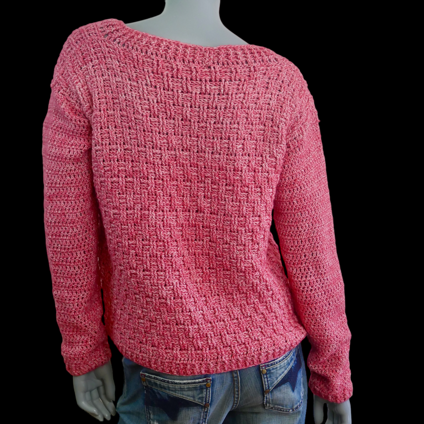 90s Vintage Pink Sweater Leo Gabor Vintage