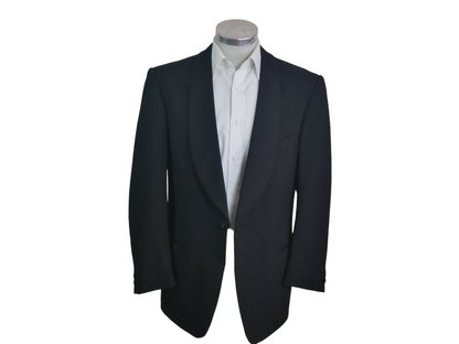 80s Tuxedo Jacket, Men's Black Smoking | Size 44 Short, 44S