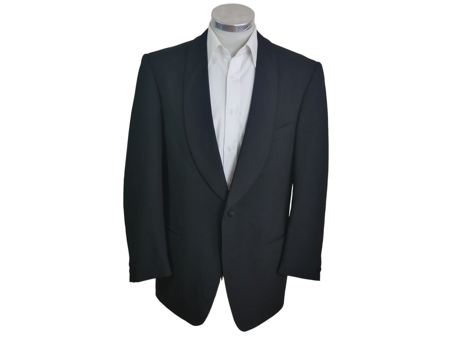 80s Tuxedo Jacket, Men's Black Smoking | Size 44 Short, 44S