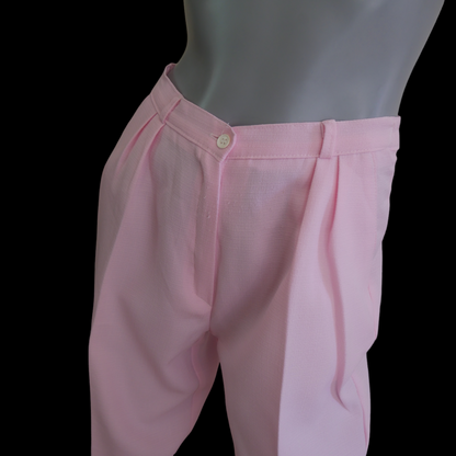 80s Vintage Pink Pants Leo Gabor Vintage