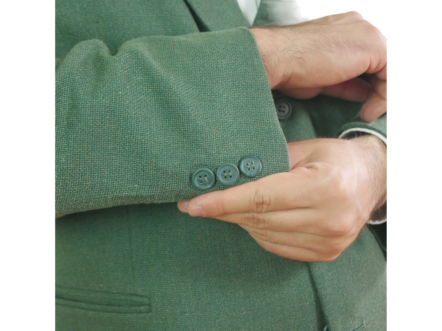 90s Vintage Green Blazer | Men's Sport Coat | Extra Large Leo Gabor Vintage