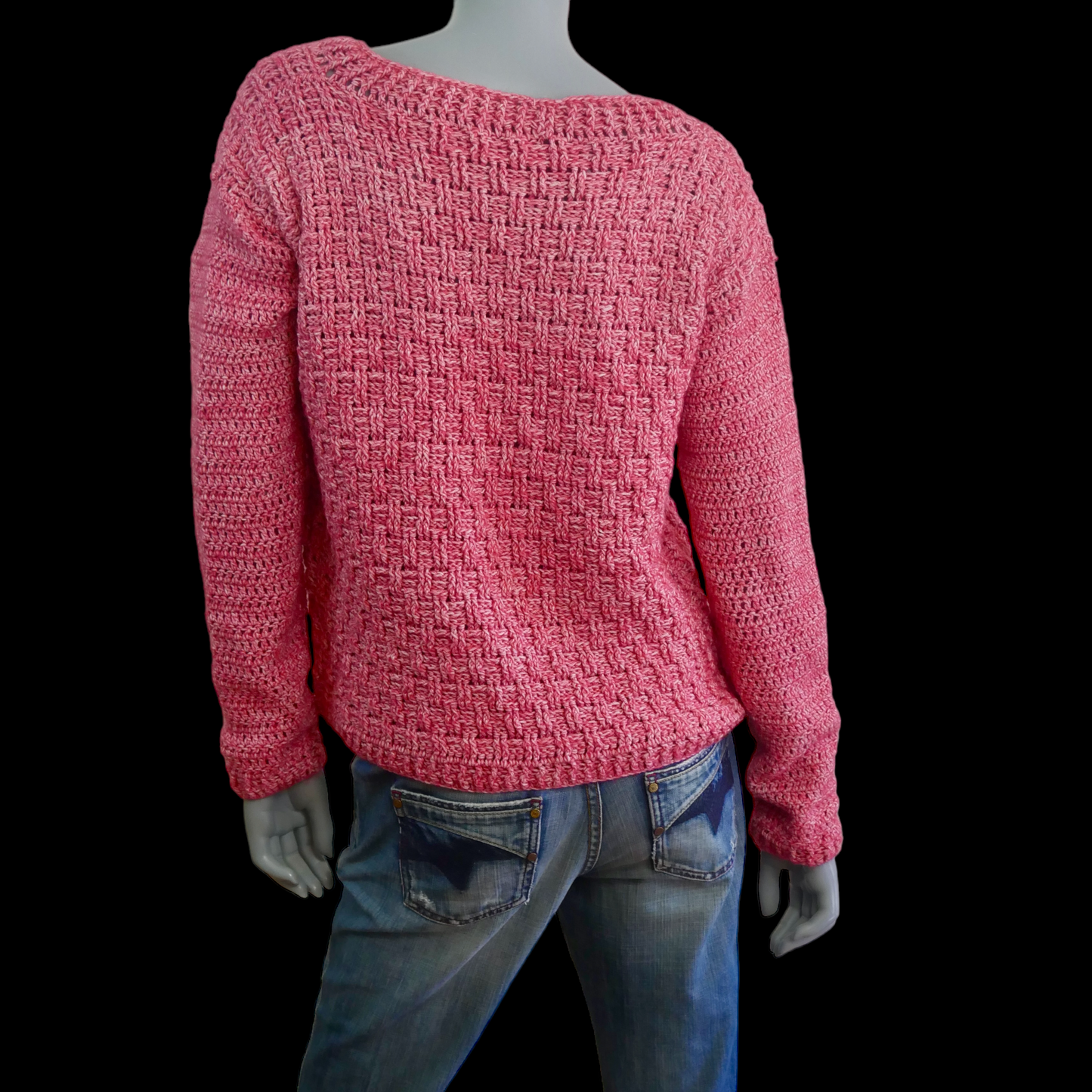 90s Vintage Pink Sweater Leo Gabor Vintage
