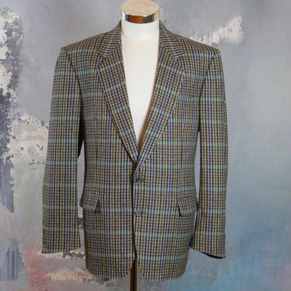 1980s Vintage Men's Blazer | Large